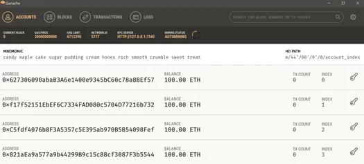 ganache ethereum