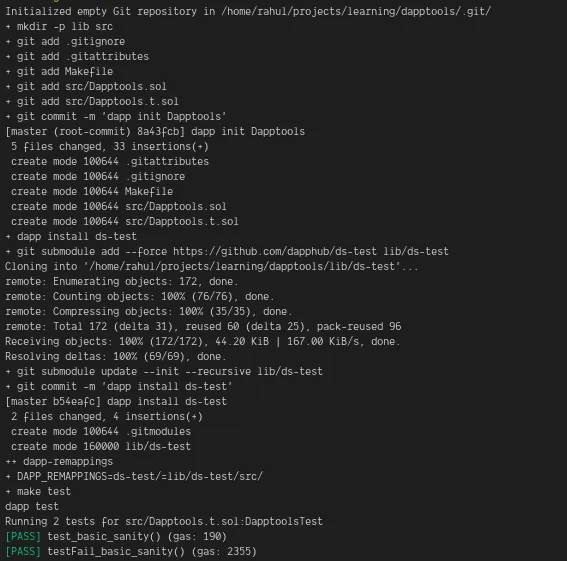 Dapp Init