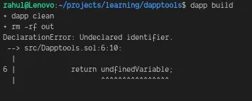 Build Error