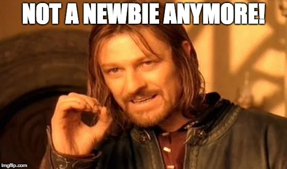 Meme: not a newbie anymore!