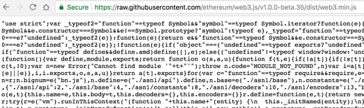 Raw web3.min.js file for version 1.0.0-beta.35